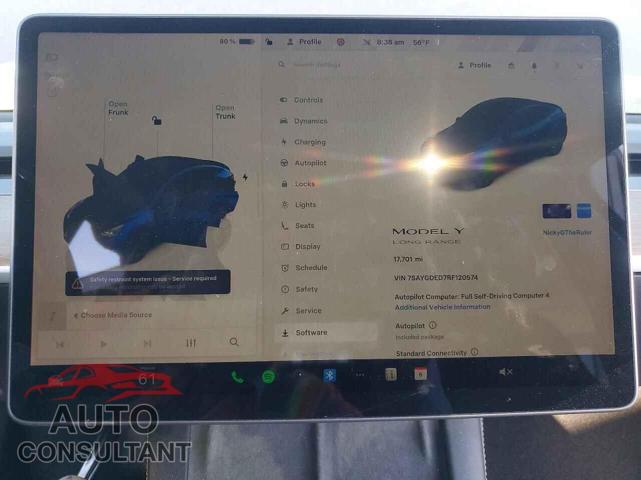 TESLA MODEL Y 2024 - 7SAYGDED7RF120574