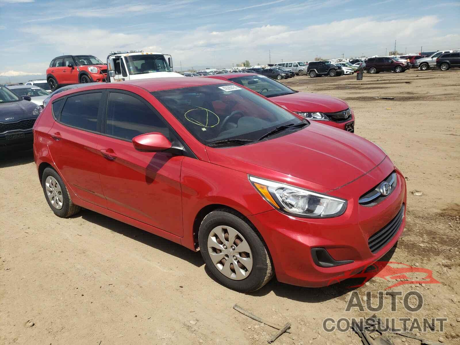 HYUNDAI ACCENT 2016 - KMHCT5AEXGU256656