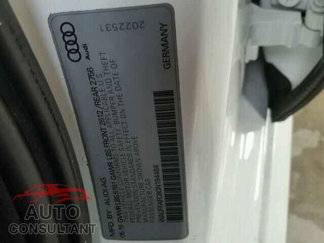 AUDI A6 2016 - WAUFFAFC8GN194464