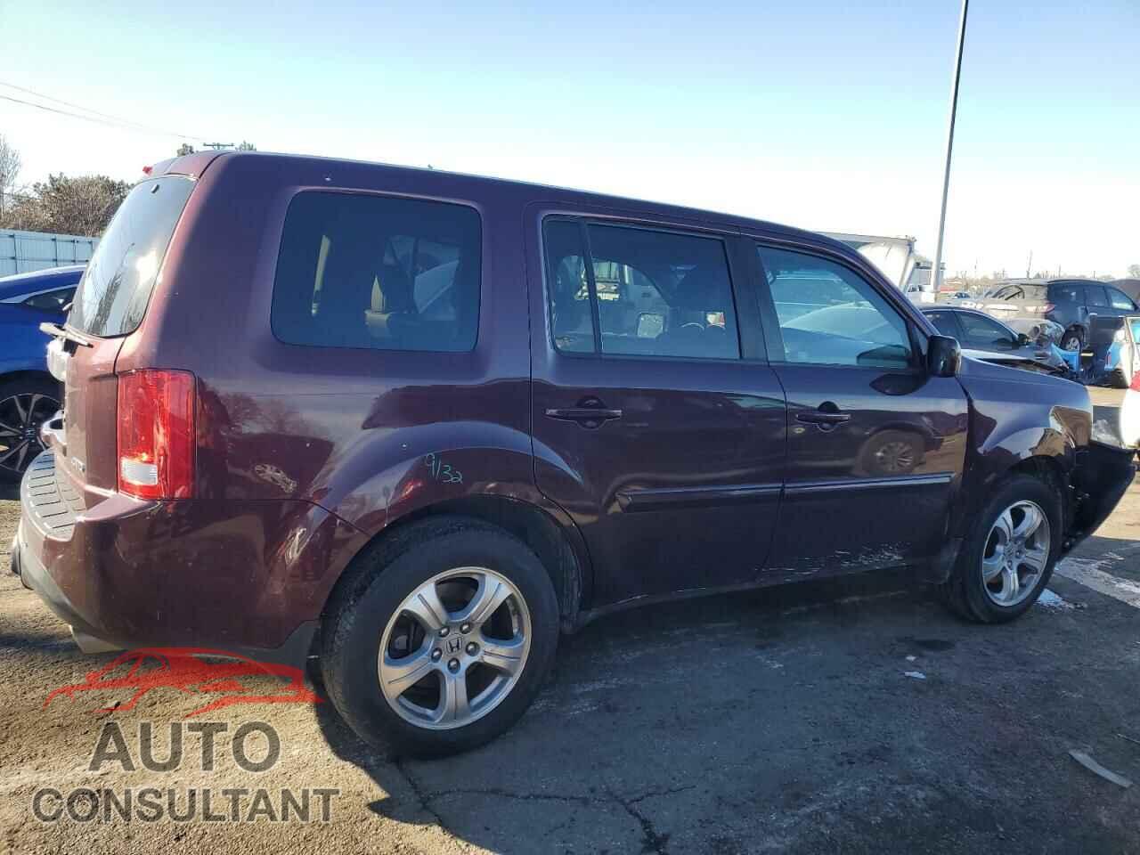 HONDA PILOT 2012 - 5FNYF4H53CB026705