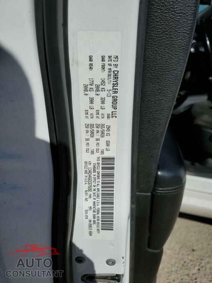 DODGE DURANGO 2013 - 1C4RDHAG6DC679282