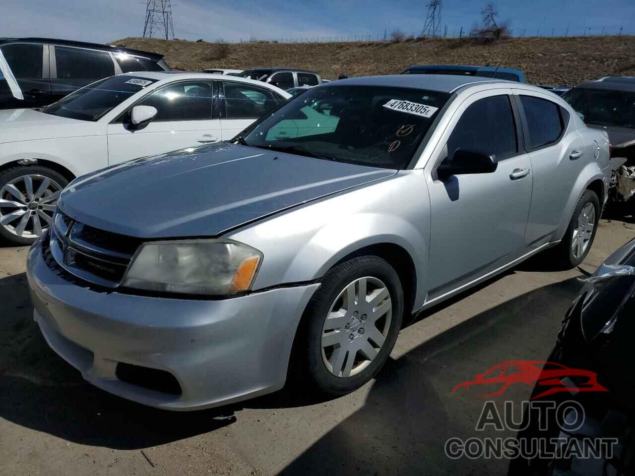 DODGE AVENGER 2012 - 1C3CDZAB6CN260078