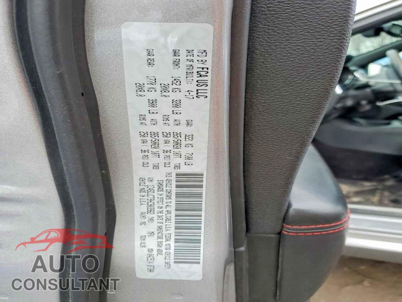 DODGE DURANGO 2017 - 1C4SDJCT9HC903962