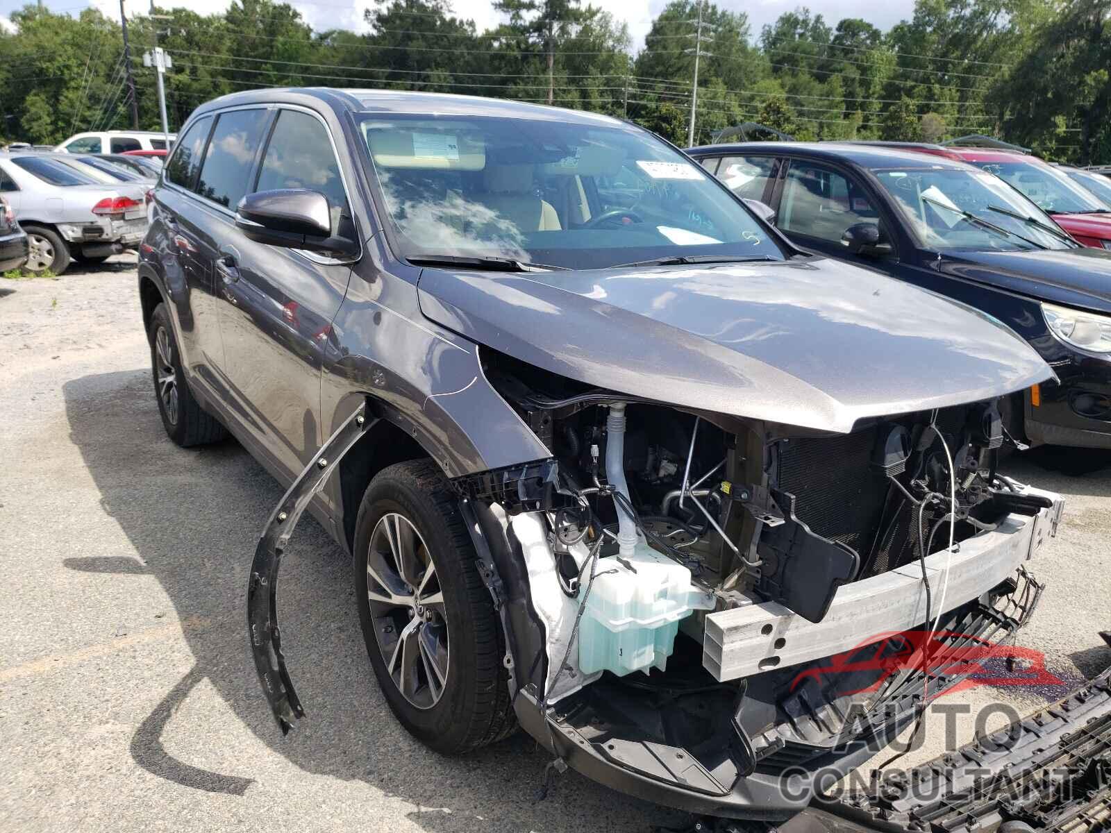 TOYOTA HIGHLANDER 2017 - 5TDZZRFH3HS229392