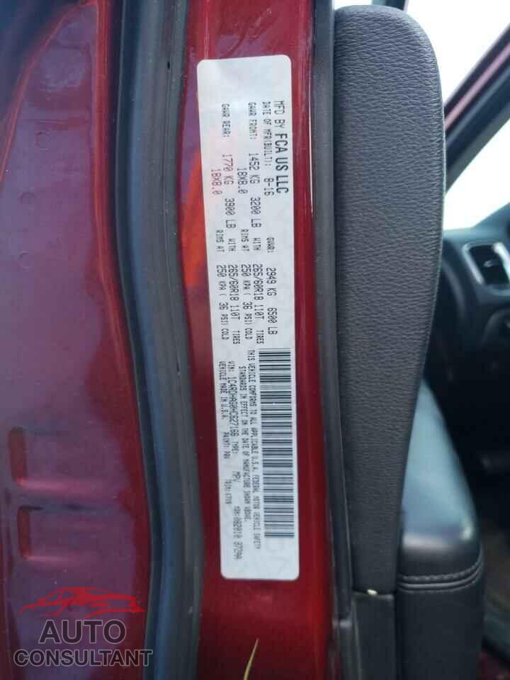 DODGE DURANGO 2017 - 1C4RDHAG0HC627166