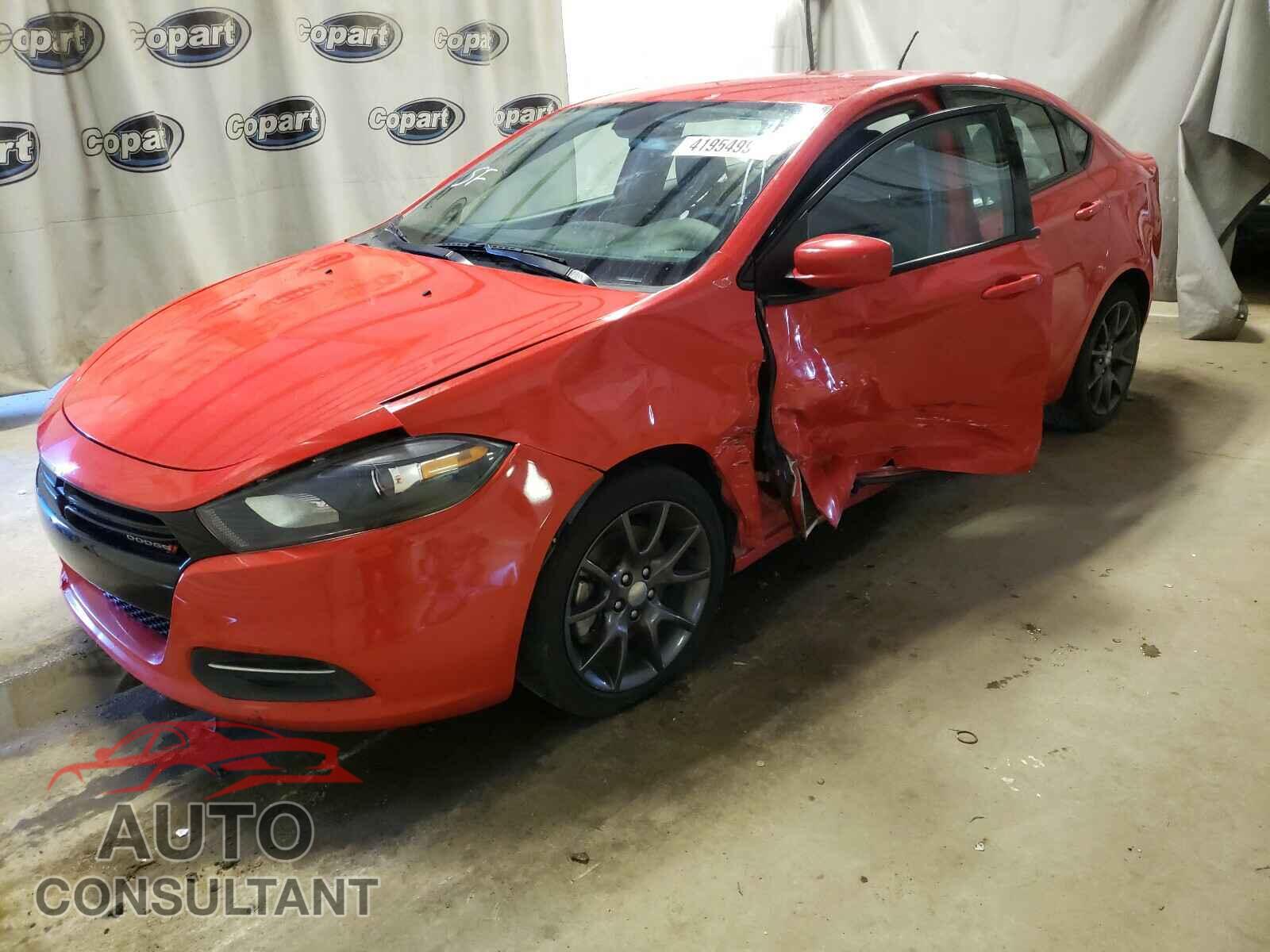 DODGE DART 2016 - 1C3CDFAA2GD682401
