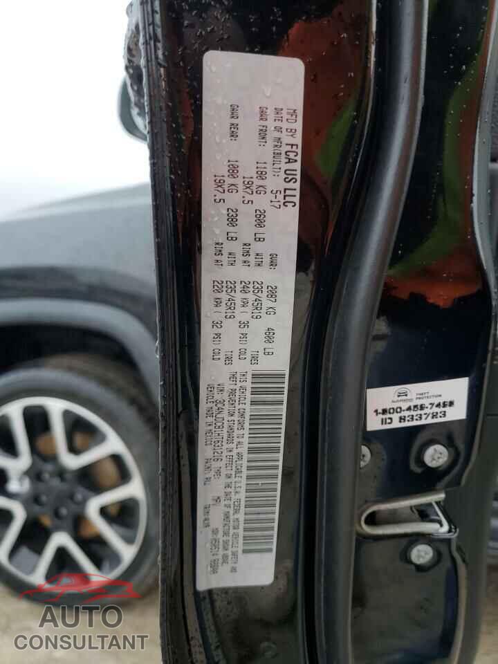 JEEP COMPASS 2017 - 3C4NJDCB1HT631216