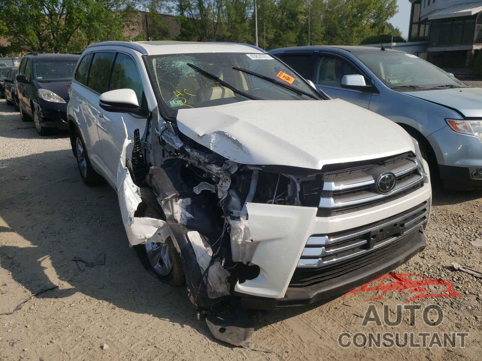 TOYOTA HIGHLANDER 2018 - 5TDDZRFHXJS893429