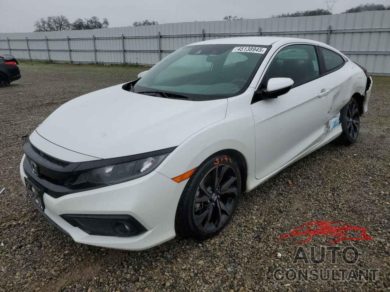 HONDA CIVIC 2019 - 2HGFC4B86KH303957