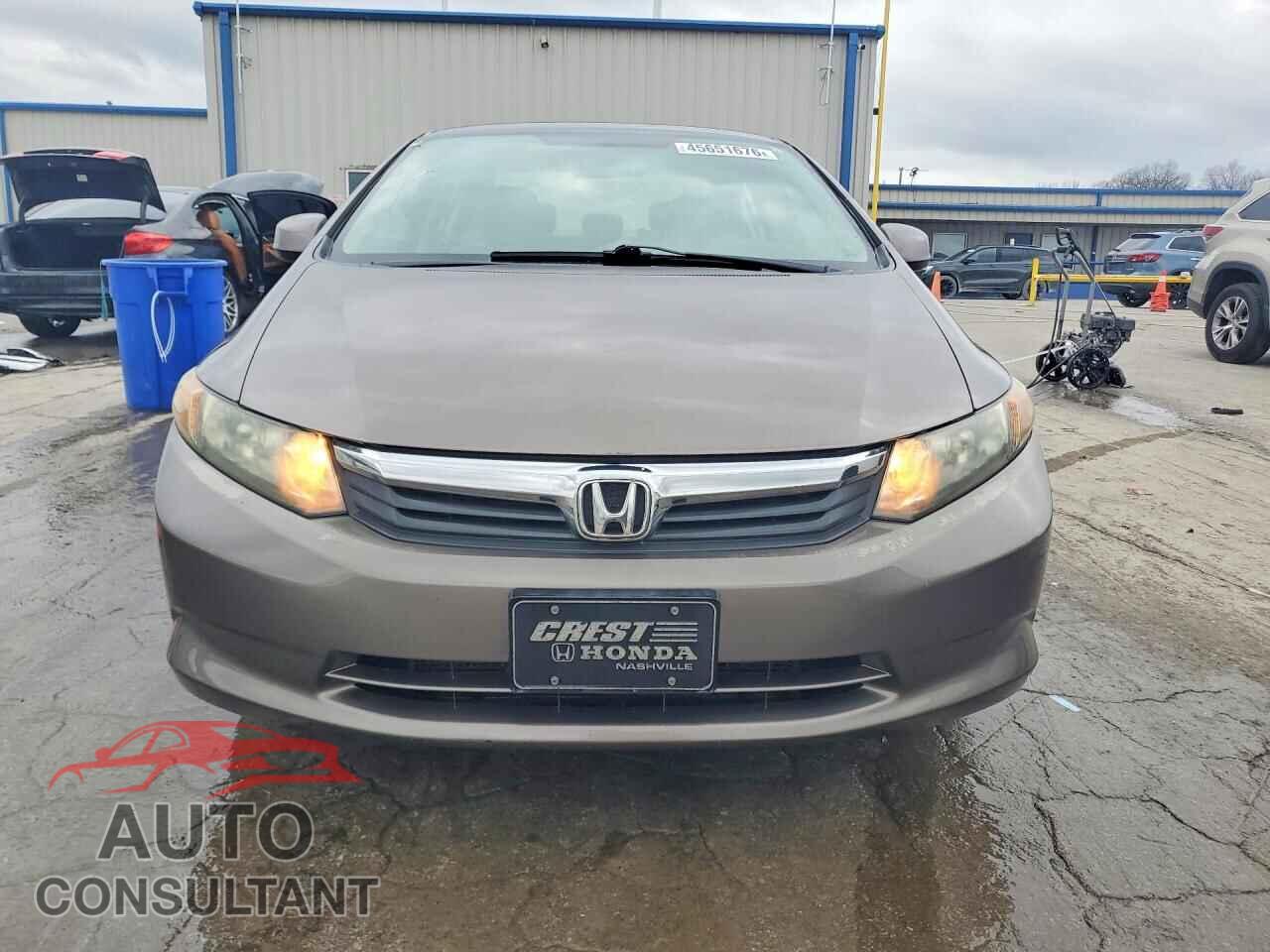 HONDA CIVIC 2012 - 19XFB2F55CE032005