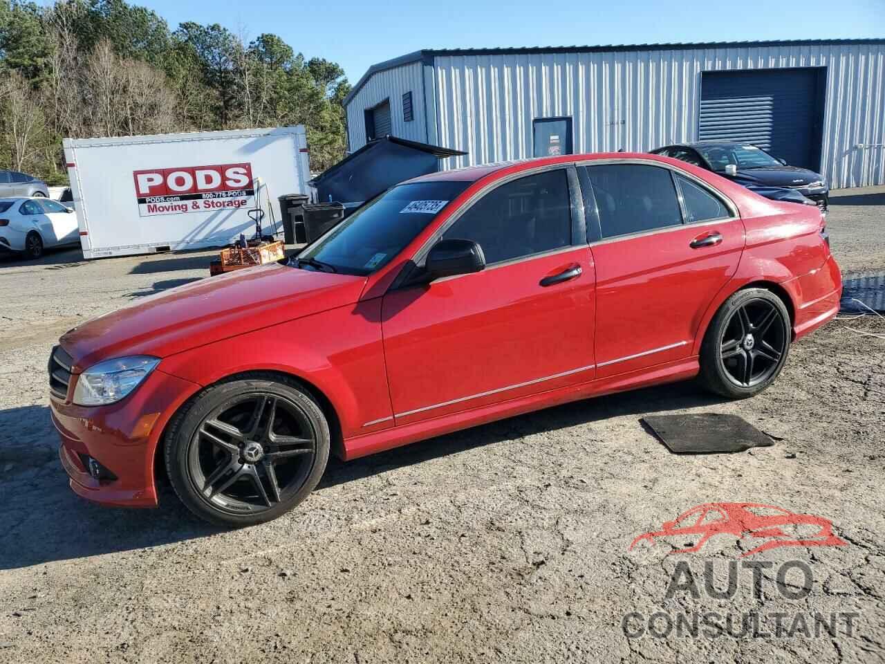 MERCEDES-BENZ C-CLASS 2009 - WDDGF54X49R062582