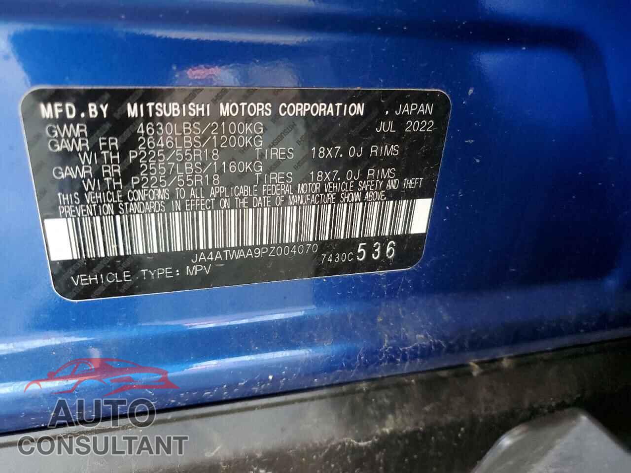 MITSUBISHI ECLIPSE 2023 - JA4ATWAA9PZ004070