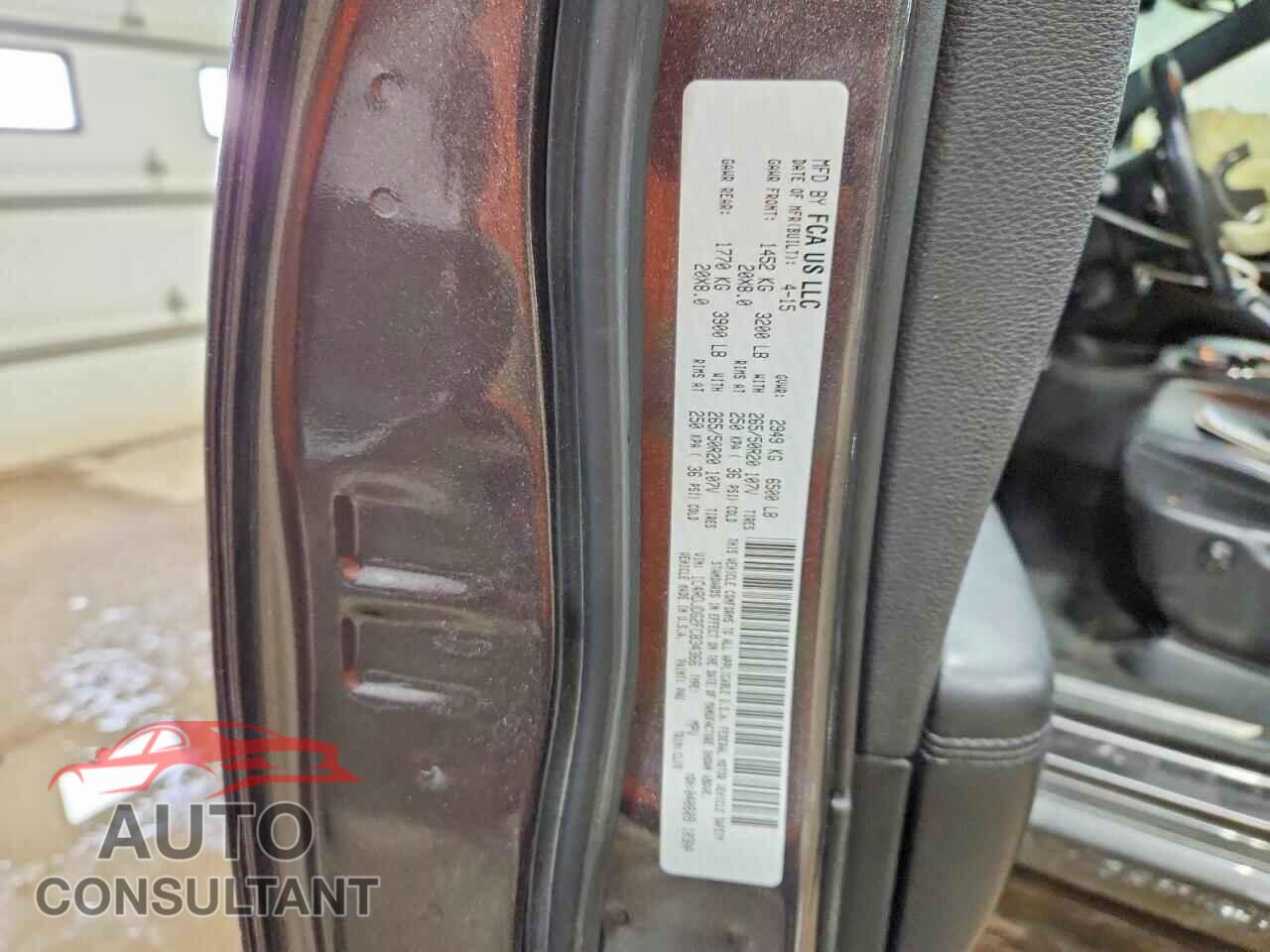 DODGE DURANGO 2015 - 1C4RDJDG2FC834366
