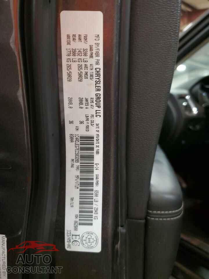 DODGE DURANGO 2014 - 1C4RDJEG7EC583289