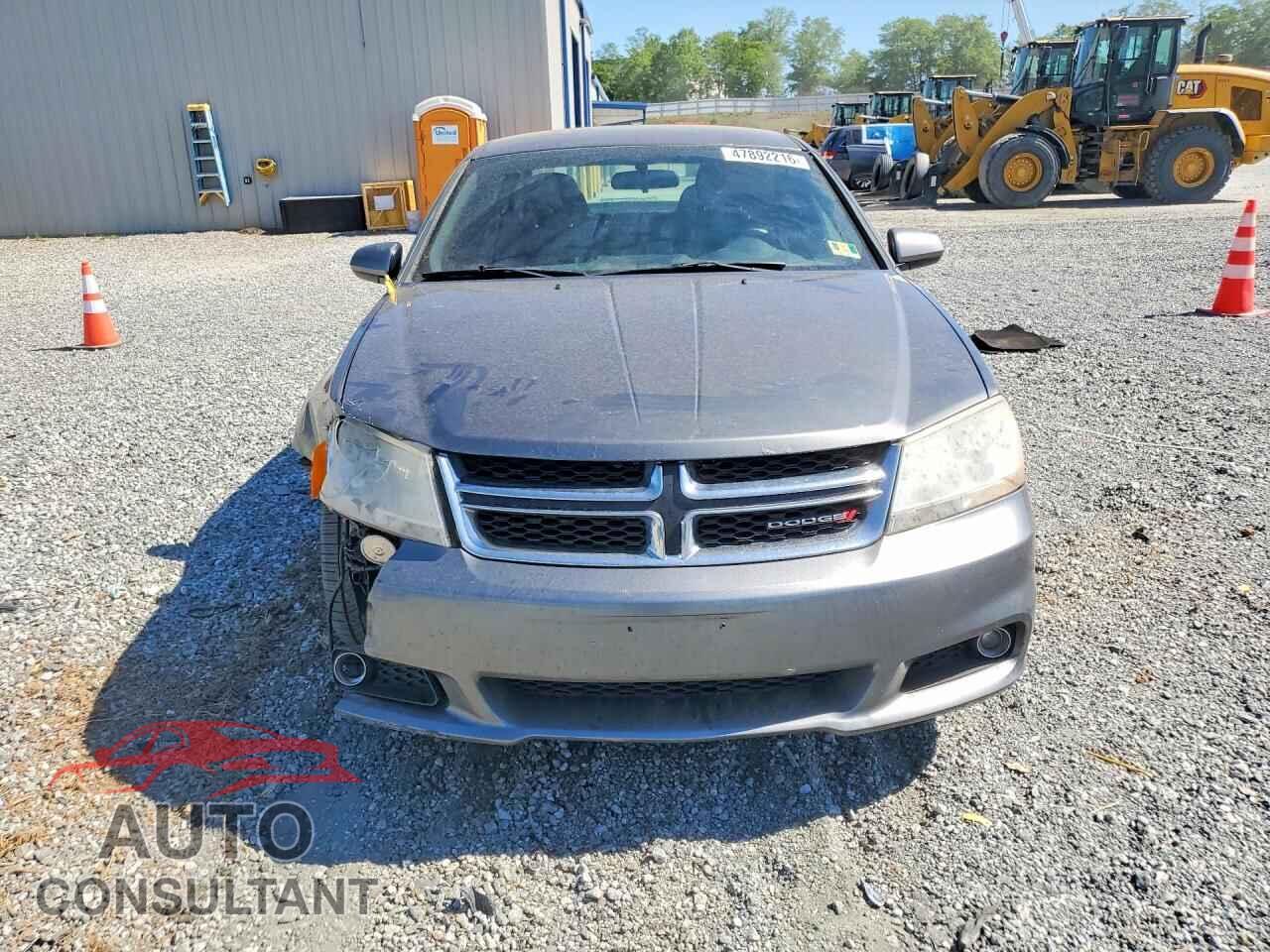 DODGE AVENGER 2013 - 1C3CDZCB8DN591145