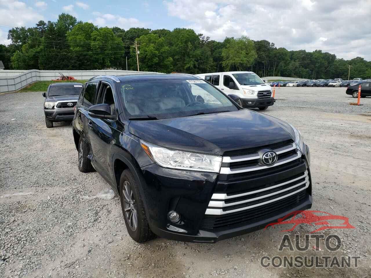 TOYOTA HIGHLANDER 2019 - 5TDKZRFH0KS349580