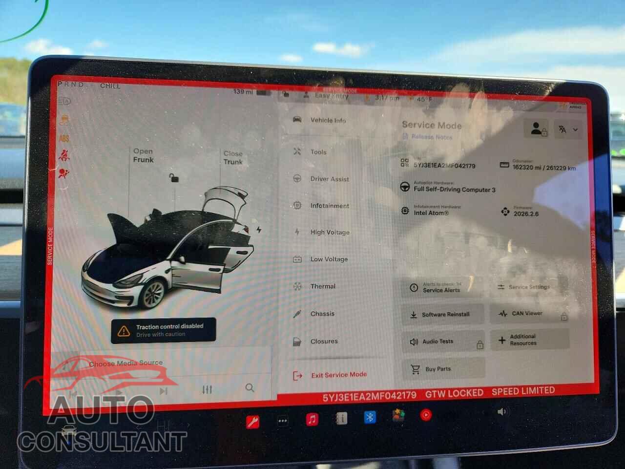 TESLA MODEL 3 2021 - 5YJ3E1EA2MF042179