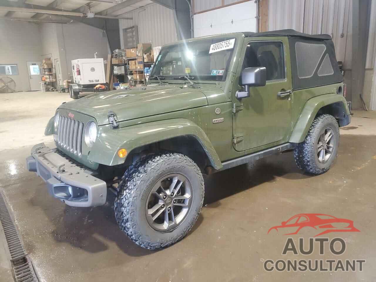 JEEP WRANGLER 2016 - 1C4AJWBG5GL221617