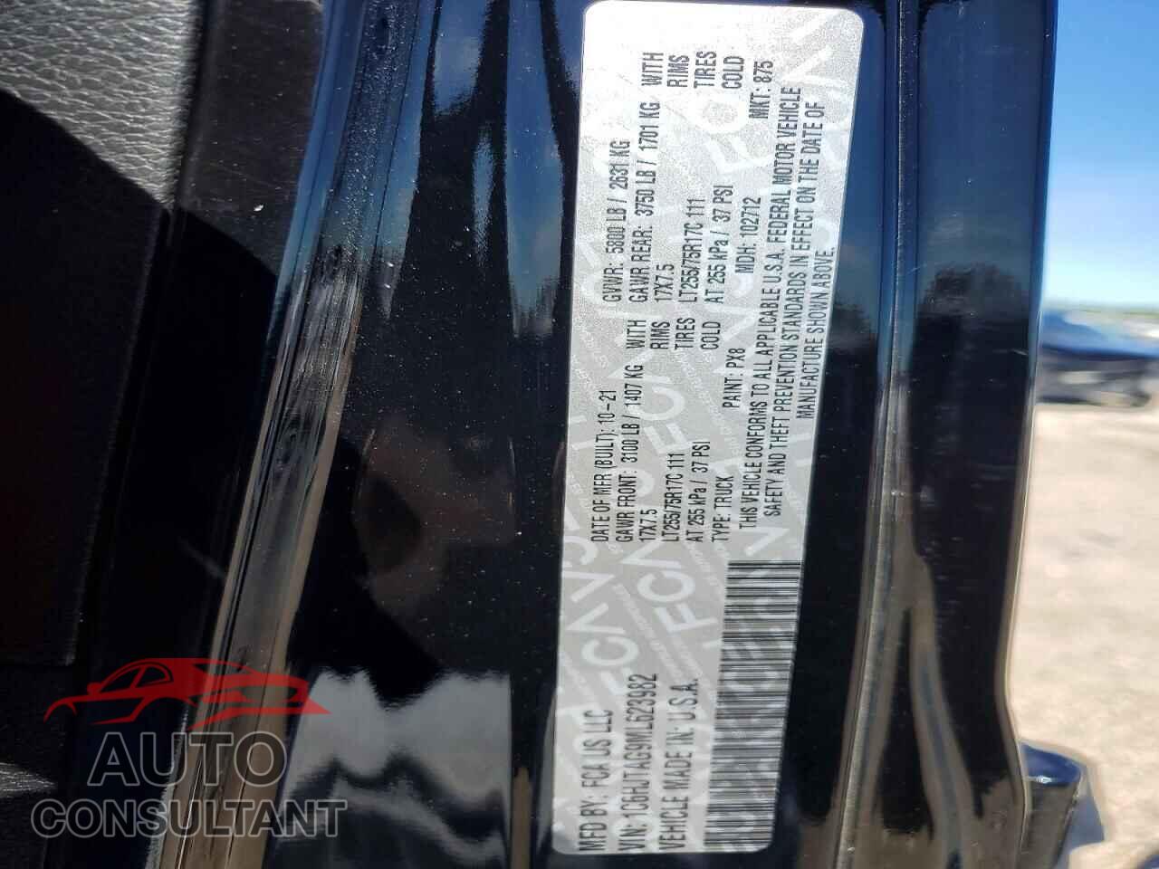 JEEP GLADIATOR 2021 - 1C6HJTAG9ML623982