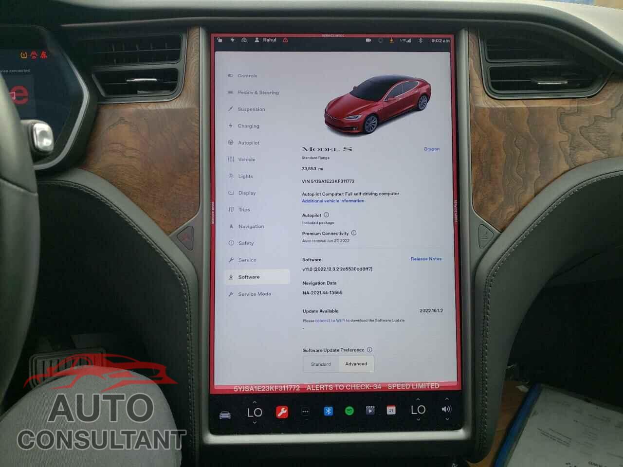 TESLA MODEL S 2019 - 5YJSA1E23KF311772