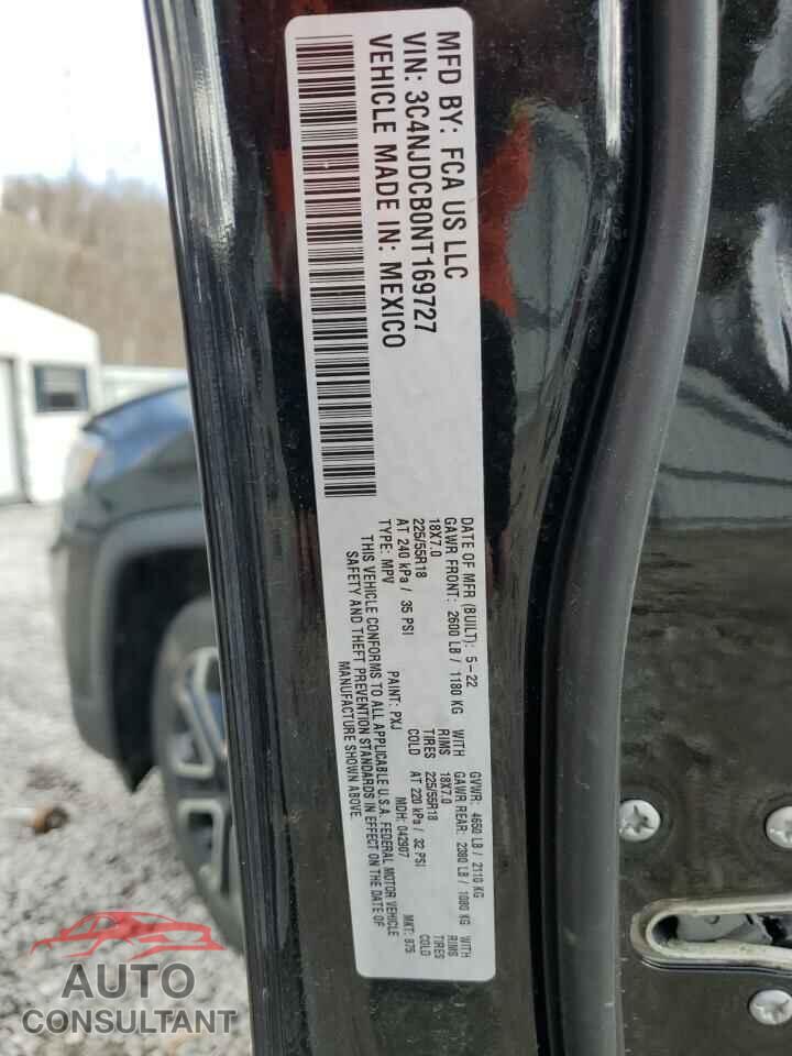 JEEP COMPASS 2022 - 3C4NJDCB0NT169727