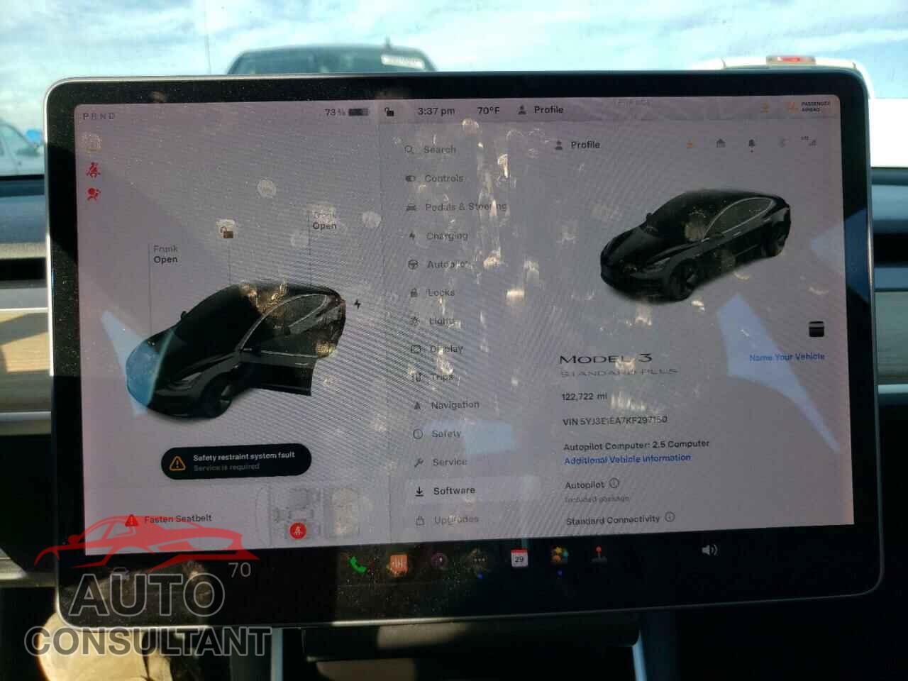 TESLA MODEL 3 2019 - 5YJ3E1EA7KF297150
