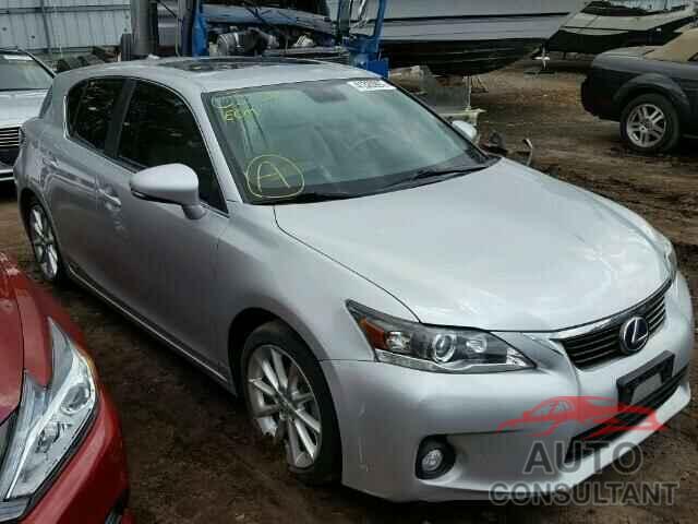 LEXUS CT 200 2012 - JTHKD5BH6C2116047
