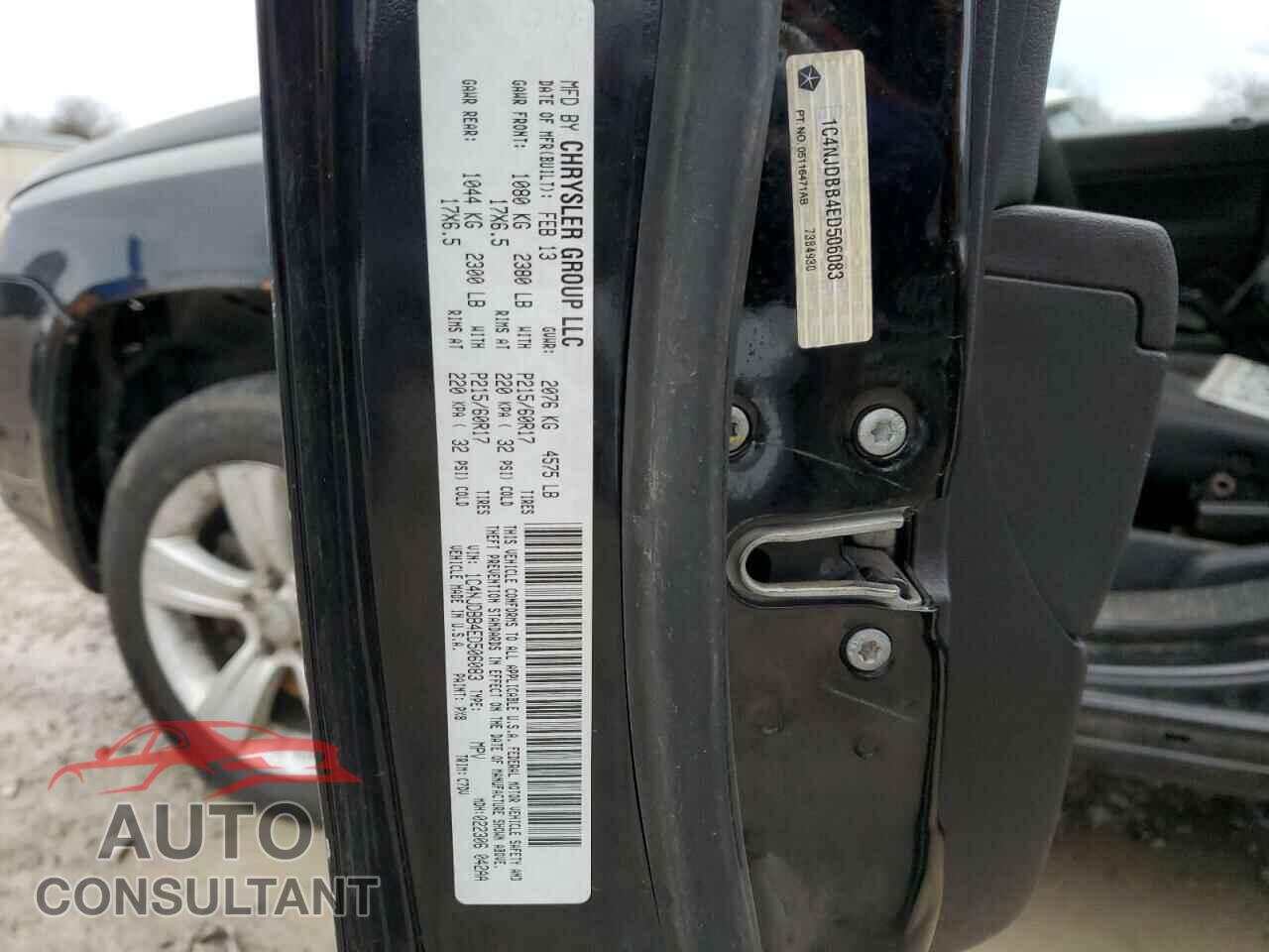 JEEP COMPASS 2014 - 1C4NJDBB4ED506083