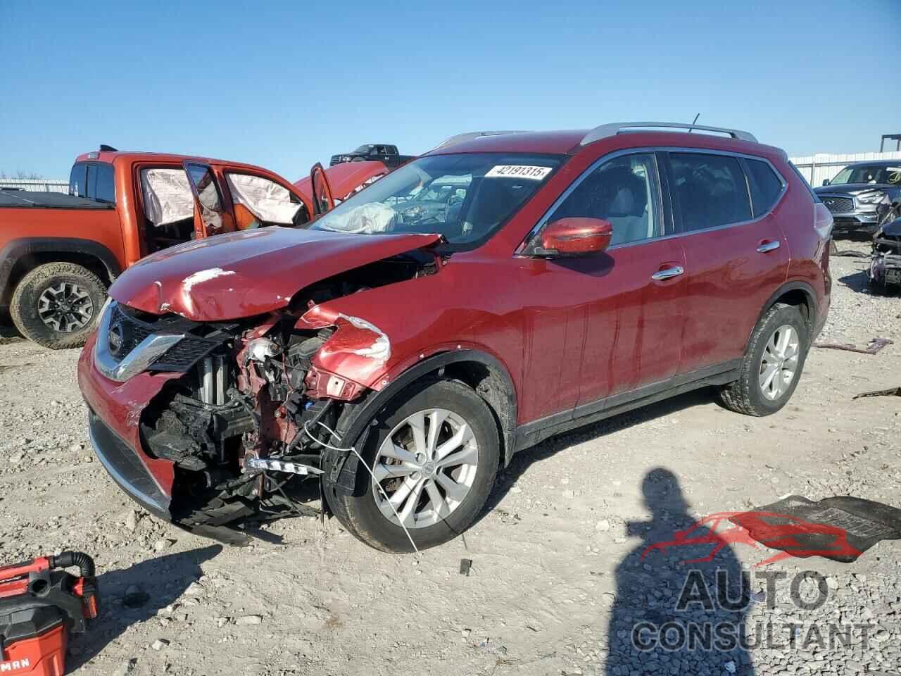 NISSAN ROGUE 2016 - KNMAT2MV3GP631548