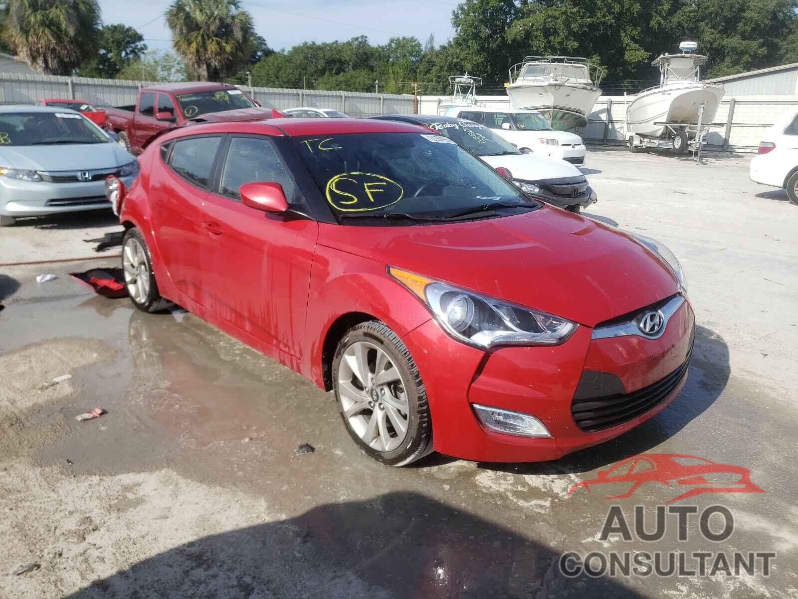 HYUNDAI VELOSTER 2017 - KMHTC6AD4HU322309