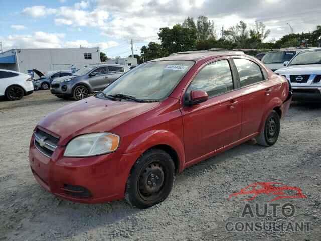 CHEVROLET AVEO 2011 - KL1TD5DE3BB150641