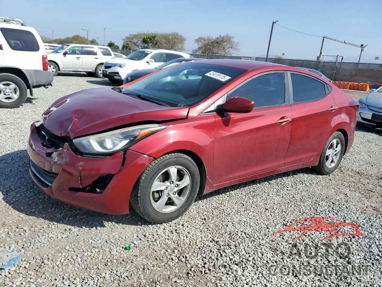 HYUNDAI ELANTRA 2014 - 5NPDH4AE4EH502242