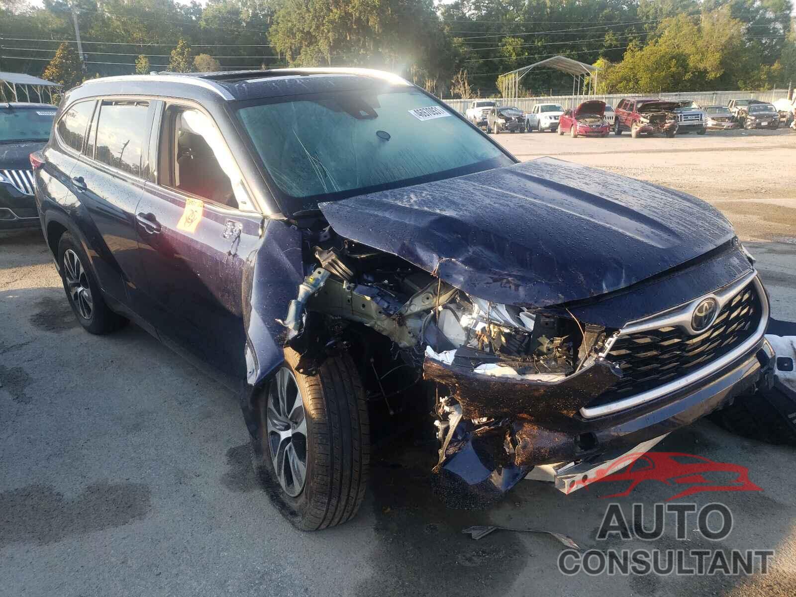 TOYOTA HIGHLANDER 2020 - 5TDGZRAH5LS506230