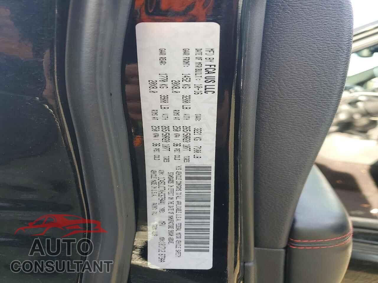 DODGE DURANGO 2017 - 1C4SDJCTXHC679441