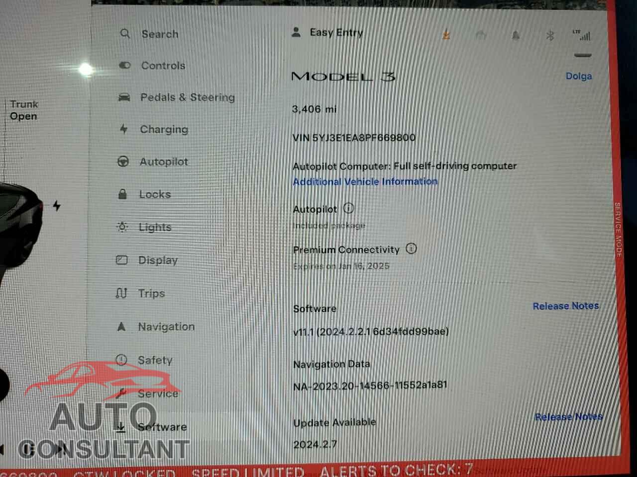 TESLA MODEL 3 2023 - 5YJ3E1EA8PF669800