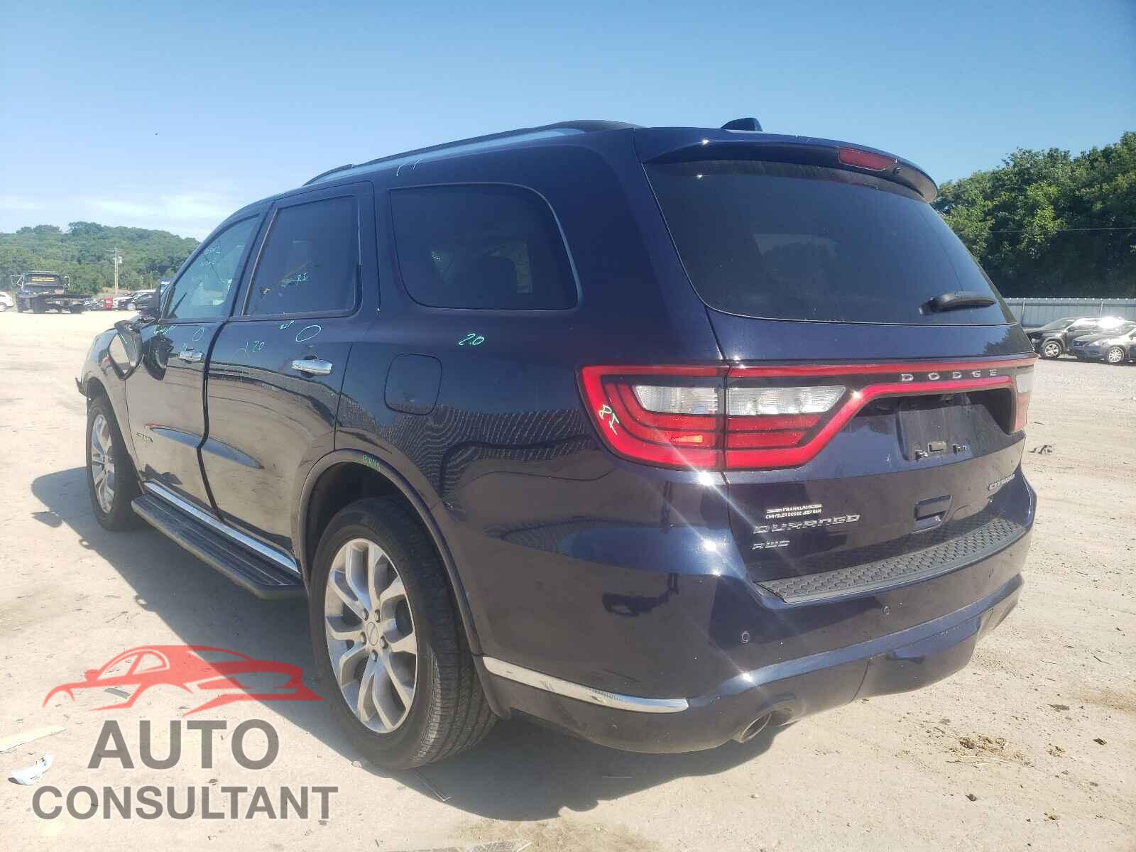 DODGE DURANGO 2017 - 1C4SDJET2HC898536