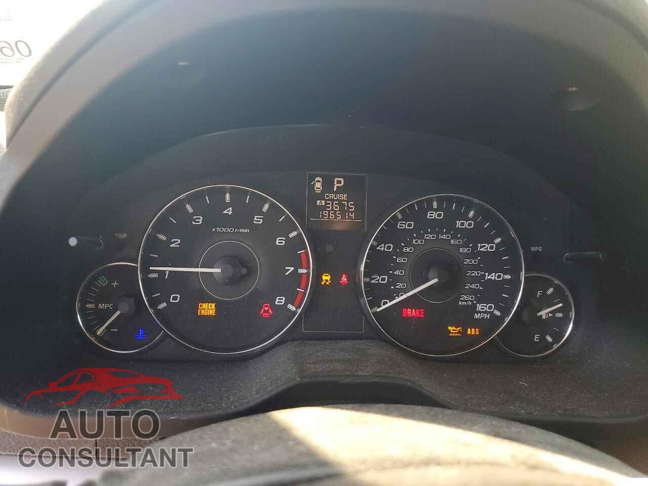 SUBARU OUTBACK 2011 - 4S4BRDGC8B2396347