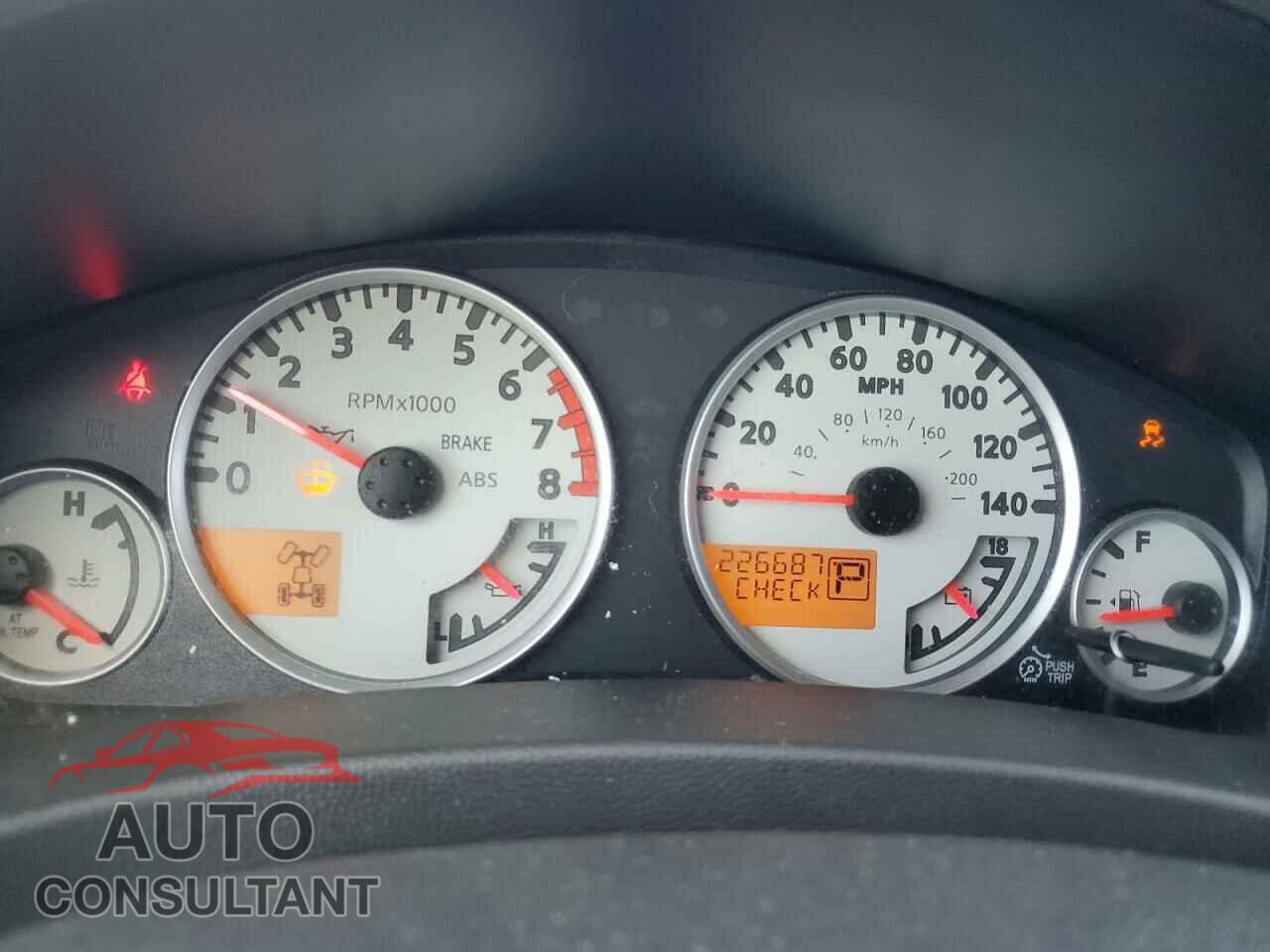 NISSAN FRONTIER 2012 - 1N6AD0EV4CC423273