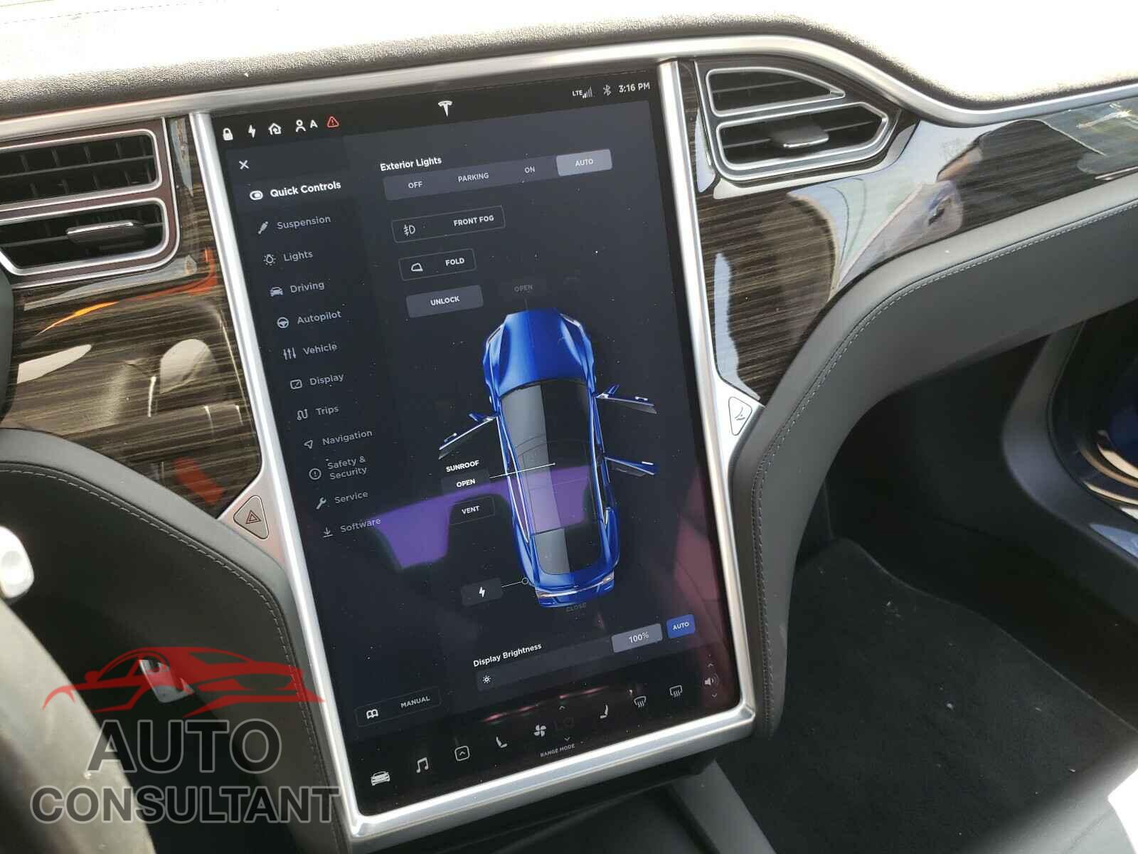 TESLA MODEL S 2016 - 5YJSA1E41GF144188
