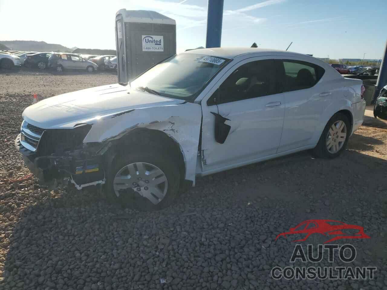 DODGE AVENGER 2012 - 1C3CDZAB4CN260080