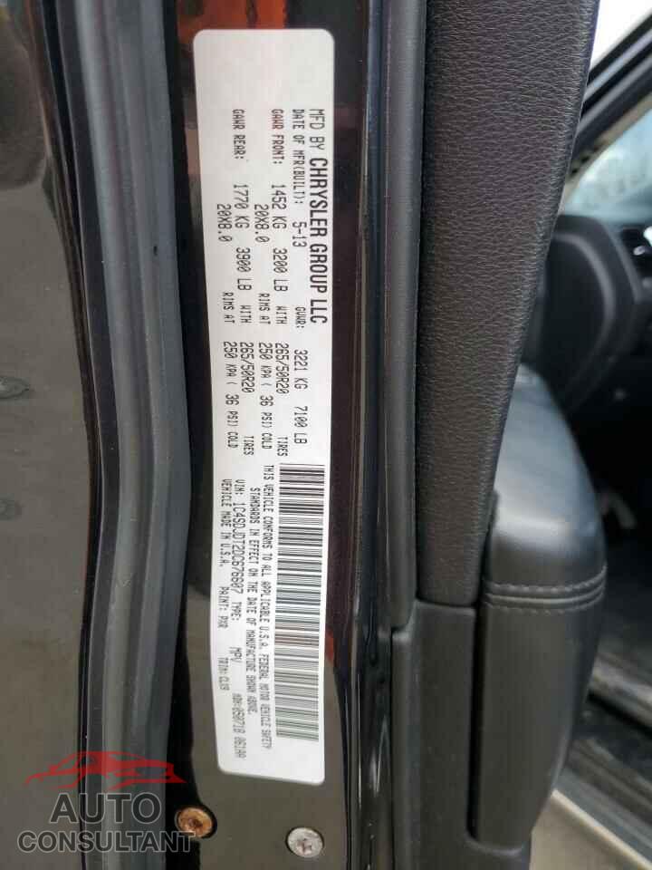 DODGE DURANGO 2013 - 1C4SDJDT2DC676607