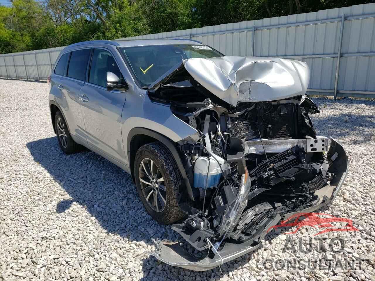 TOYOTA HIGHLANDER 2017 - 5TDJZRFH2HS391530