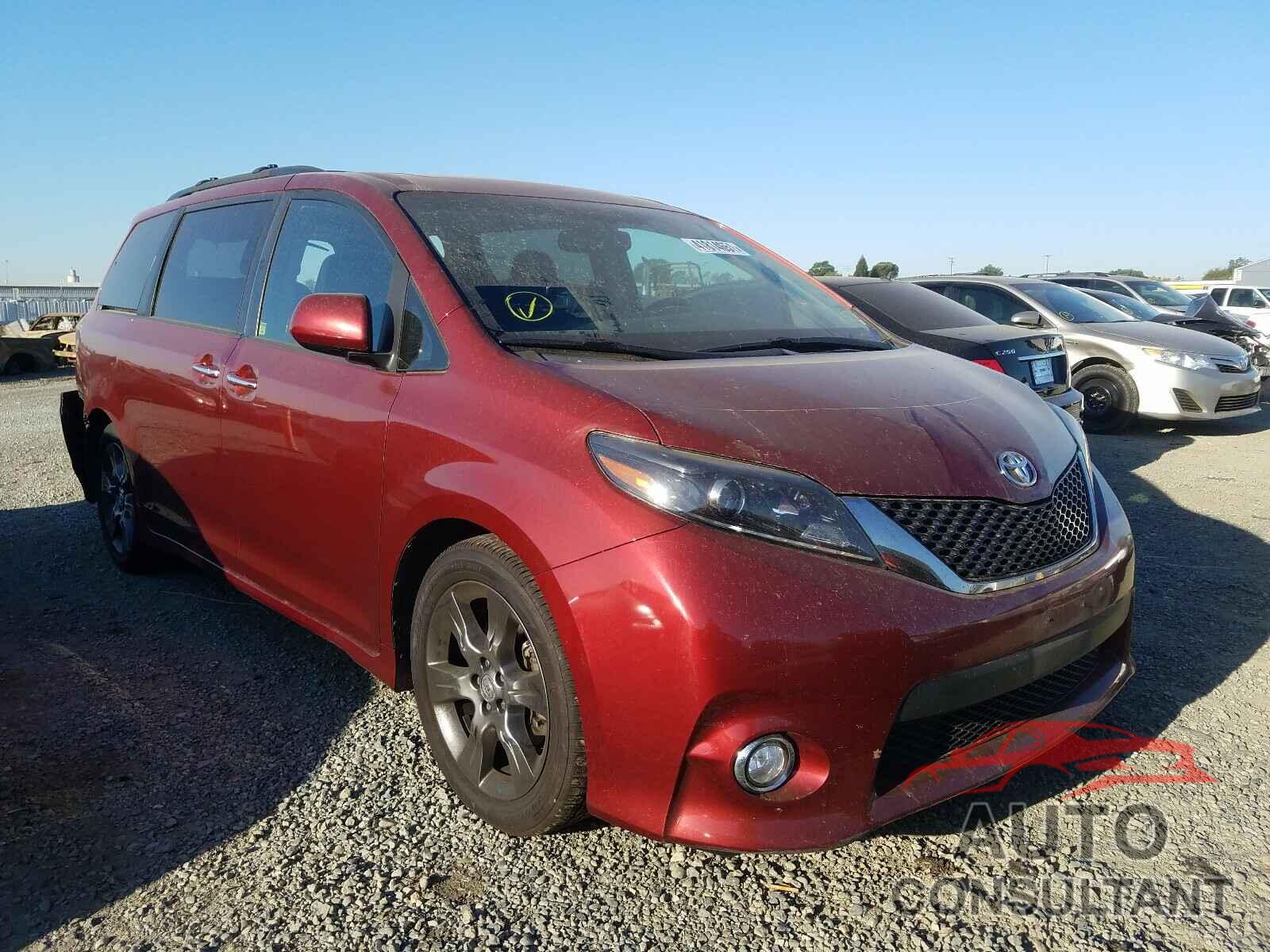 TOYOTA SIENNA 2016 - 5TDXK3DC1GS715973