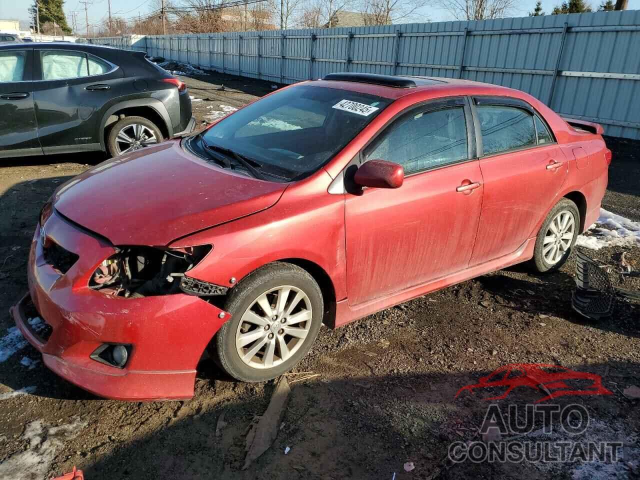 TOYOTA COROLLA 2010 - 2T1BU4EE9AC439925