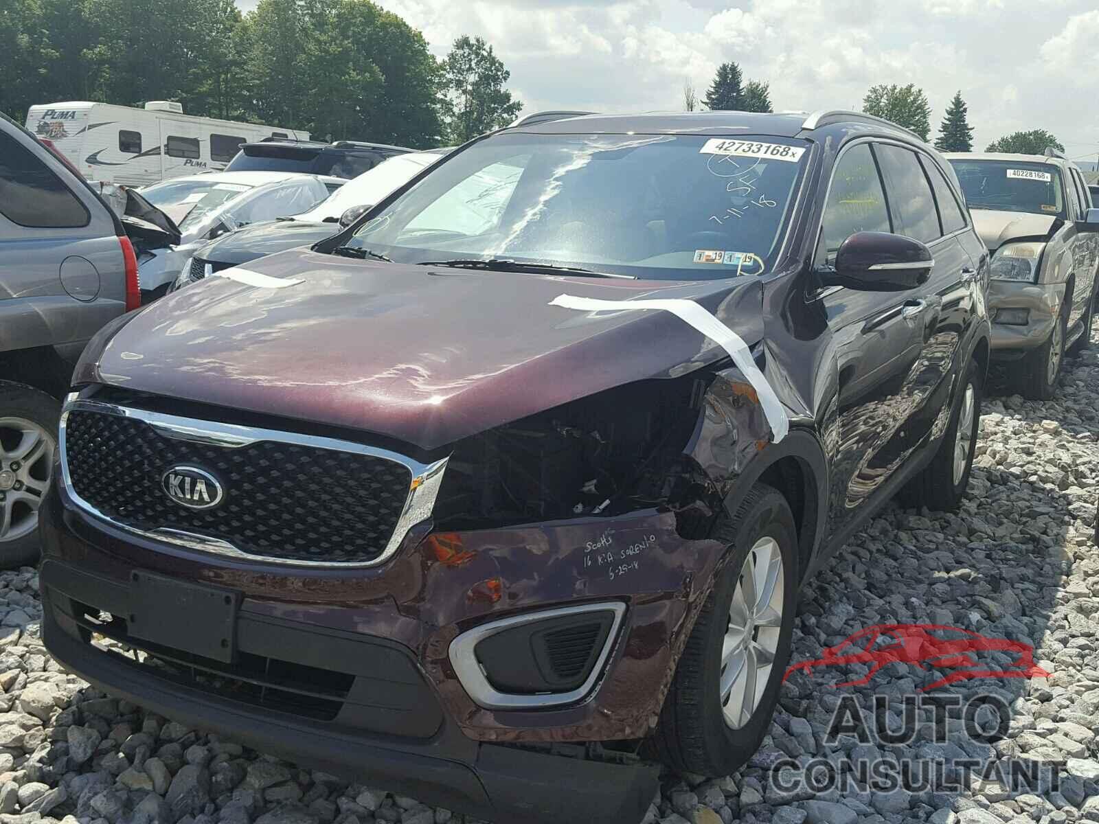 KIA SORENTO LX 2016 - 5XYPG4A5XGG001754