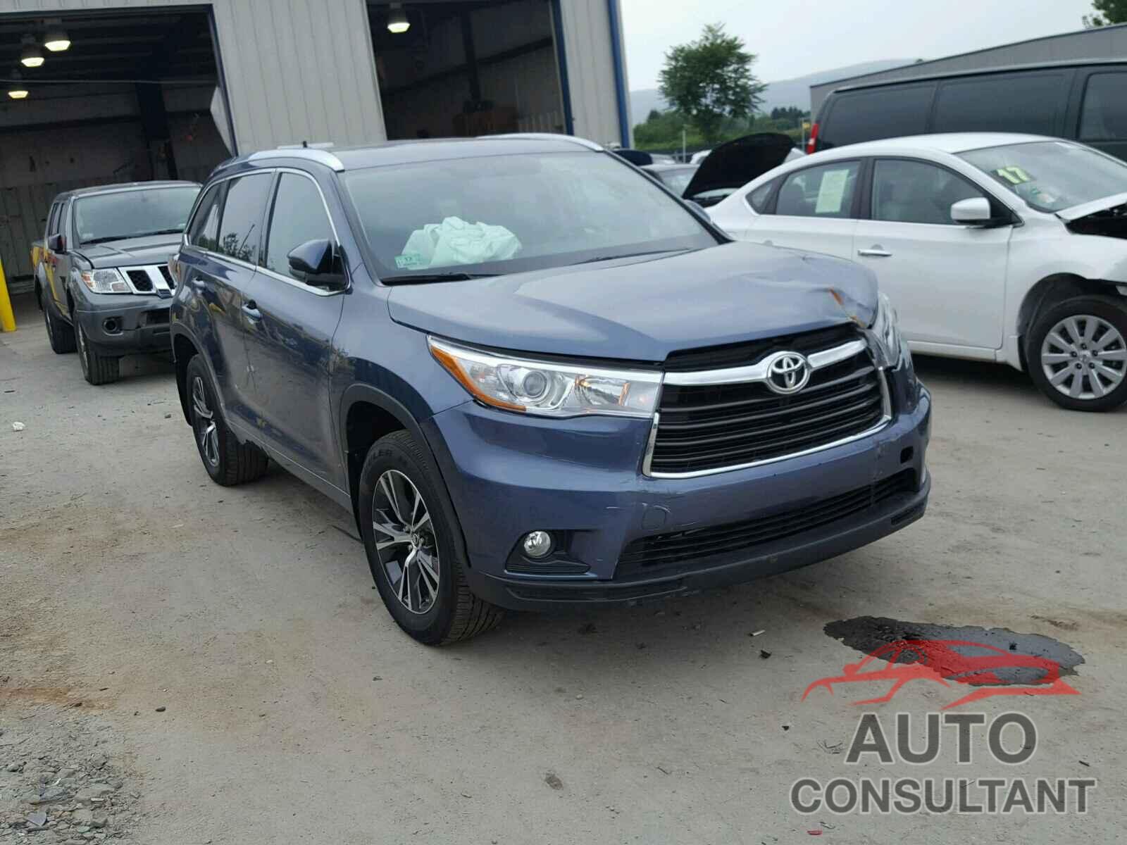 TOYOTA HIGHLANDER 2016 - 5TDJKRFH8GS230411