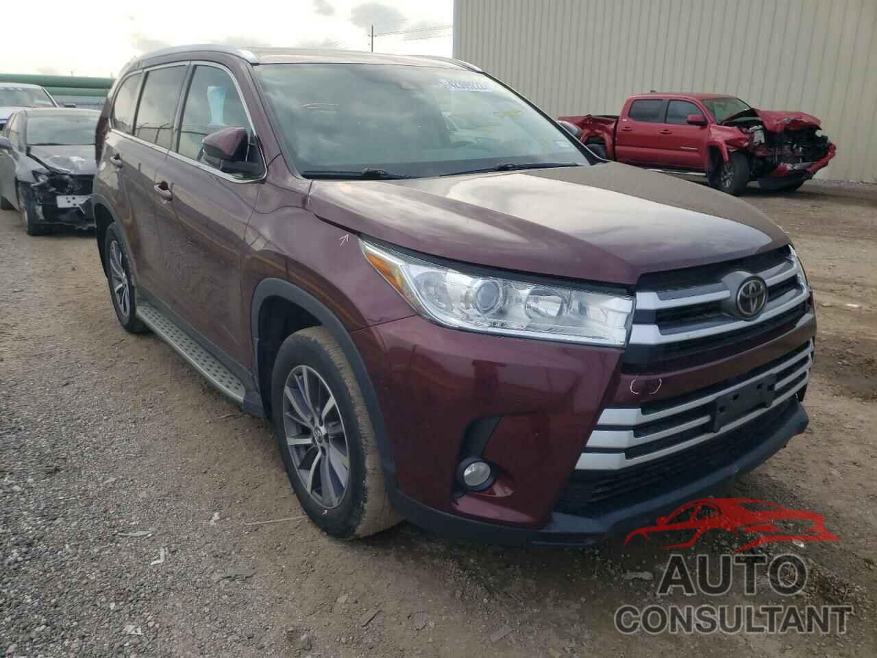 TOYOTA HIGHLANDER 2019 - 5TDKZRFH8KS304435