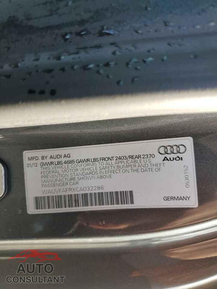 AUDI A5 2012 - WAUVFAFRXCA032286