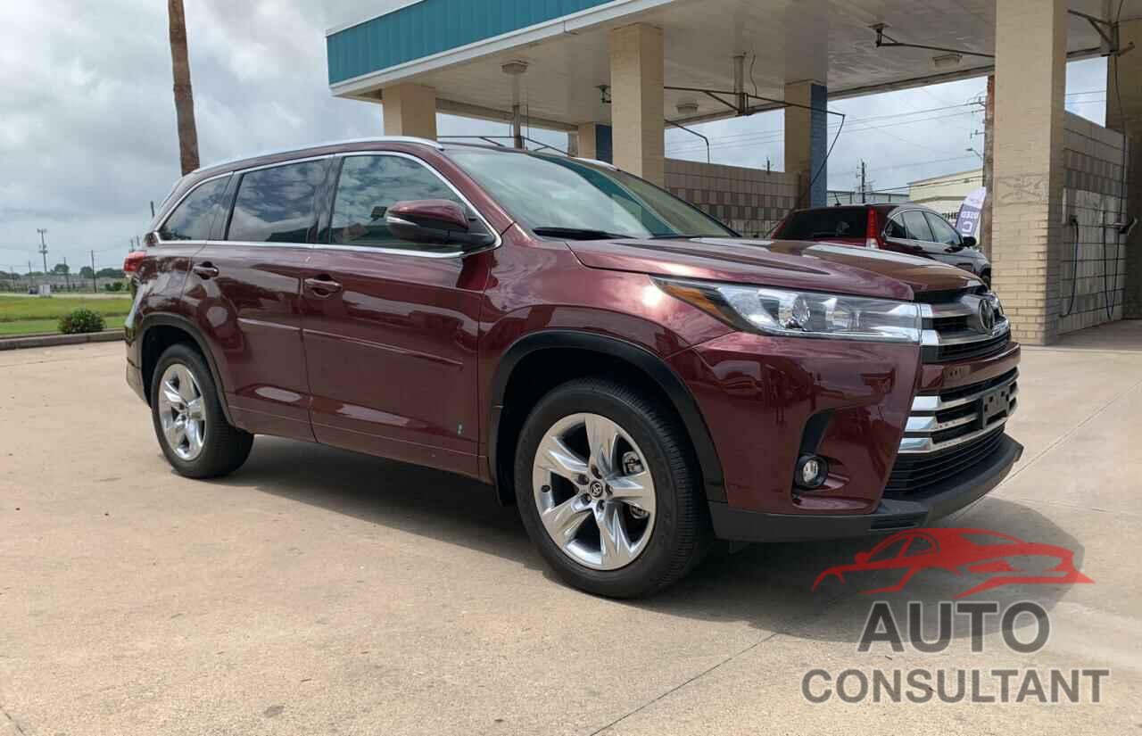 TOYOTA HIGHLANDER 2019 - 5TDDZRFH7KS946315