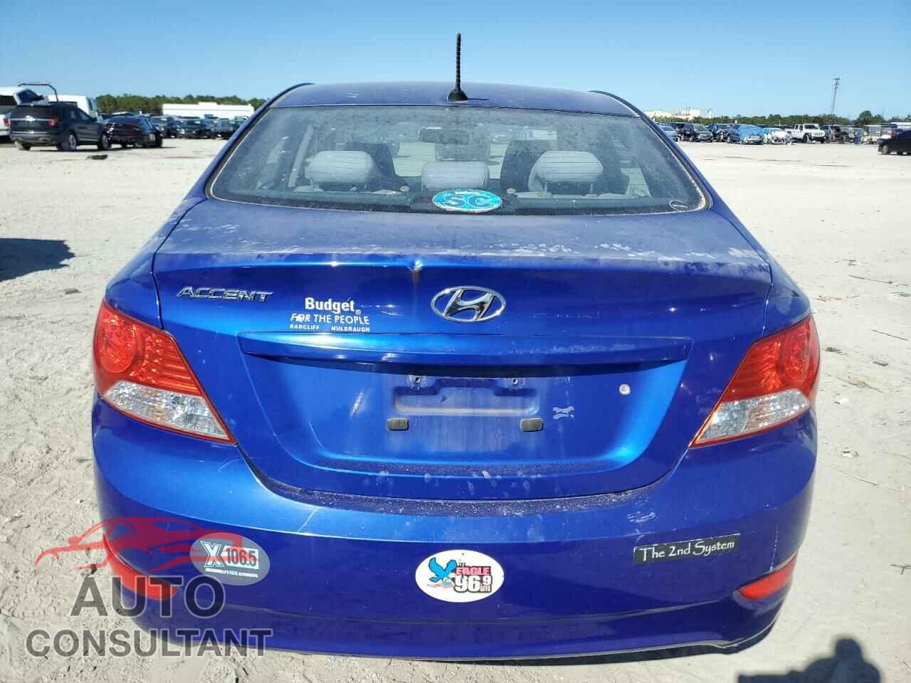 HYUNDAI ACCENT 2013 - KMHCT4AEXDU442123